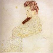 Egon Schiele Portrait of the composer Lowenstein oil painting